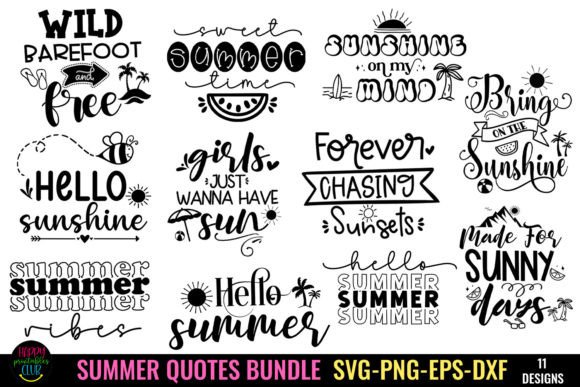 Download Summer Quotes SVG Bundle I Summer SVG - Quote Collection