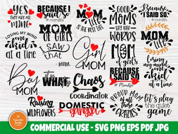 Download Mom Quotes SVG Bundle, Mom Life Svg - Quote Collection