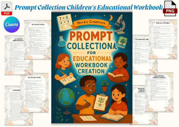Download Children's Educational Workbook Prompts - Educational Collection