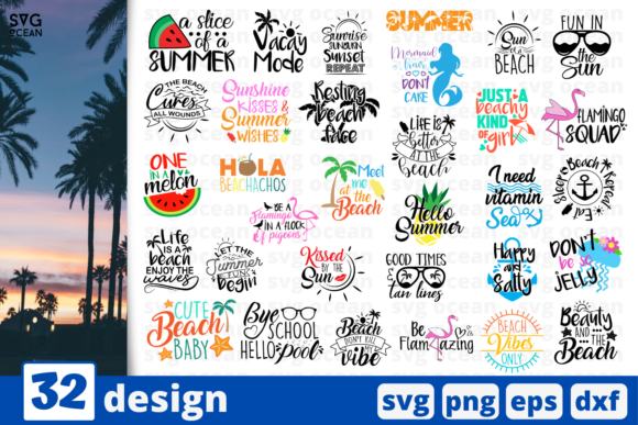 Download 32 SUMMER QUOTES for Cricut - Quote Collection