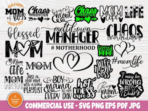 Download Funny Mom Quotes, SVG Bundle, Svg Files - Quote Collection