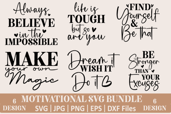 Download Motivational Quotes Svg Bundle - Quote Collection