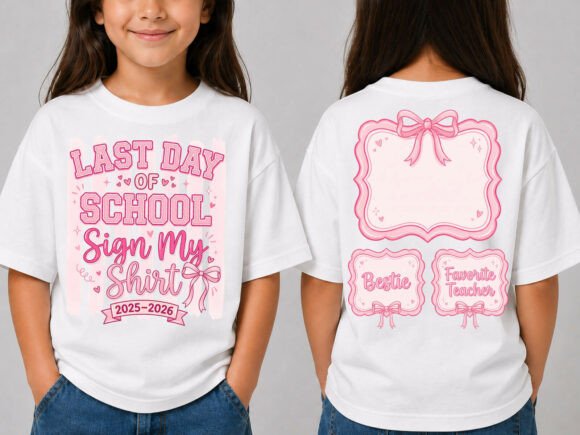 Download Preppy Last Day of School Sign My Shirt - Shirt Collection