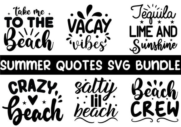 Download Summer Quotes SVG Bundle - Quote Collection