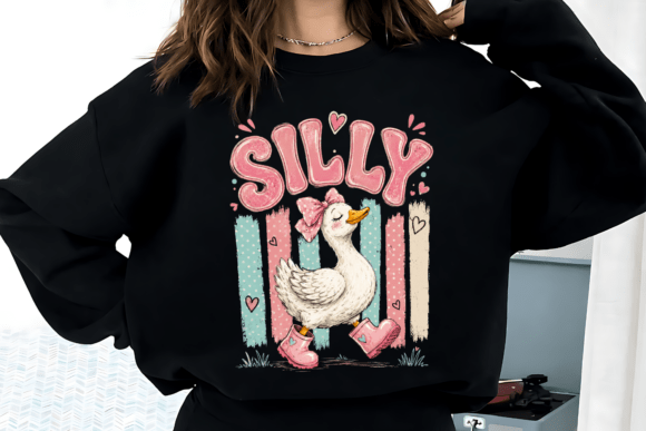 Download Silly Goose PNG, Cute Goose Girl Shirt - Shirt Collection