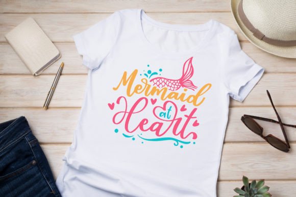 Download Summer SVG Quotes Mermaid at Heart - Quote Collection