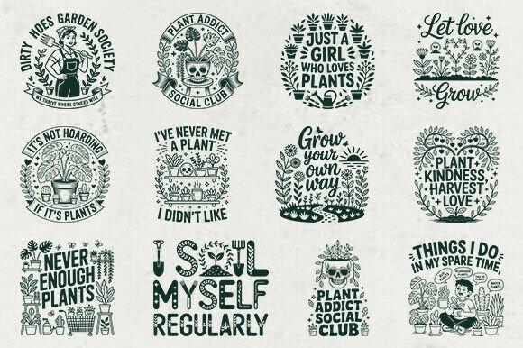 Download Plant Lover SVG Bundle, Gardening Quotes - Quote Collection