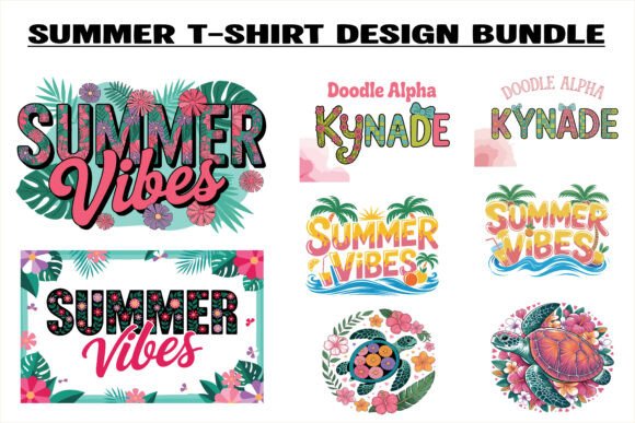 Download Summer T-Shirt Design Bundle - Shirt Collection