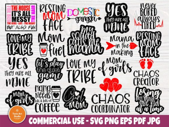 Download Mom SVG Bundle, Funny Mom Quotes Svg - Quote Collection