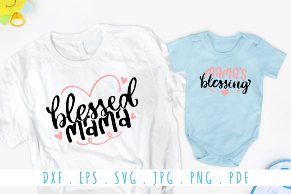 Download Blessed Mama SVG Matching Shirts - Shirt Collection